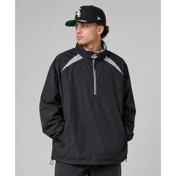 AHEAD Other - AX Ahead Extreme Jacket Mens XXL Black Quarter Zip Windbreaker Pullover Golf